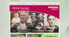 Desktop Screenshot of herbalextracts.com.au